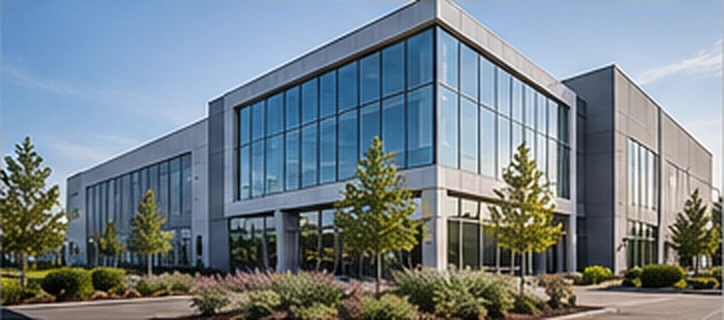 Modern commercial real estate development